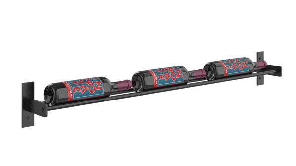 Evolution Wine Wall Small Single Black