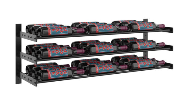 Evolution Wine Wall Medium Triple Black 27 flessen