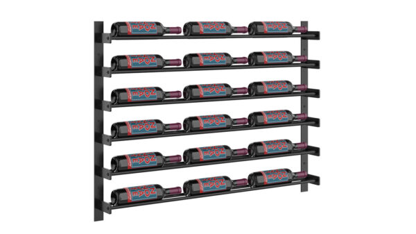 Evolution Wine Wall Large Single Black 18 flessen