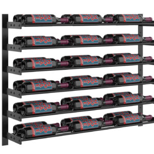 Evolution Wine Wall Large Double Black 18 flessen