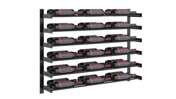 Evolution Wine Wall Large Double Black 18 flessen