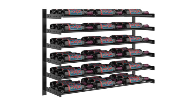 Evolution Wine Wall Large Triple Black 54 flessen