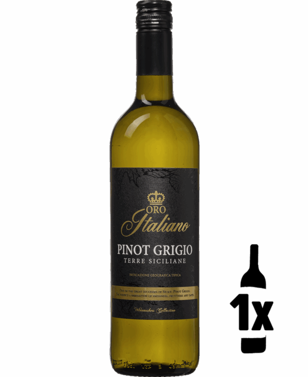 1 fles Oro Italiano Pinot Grigio
