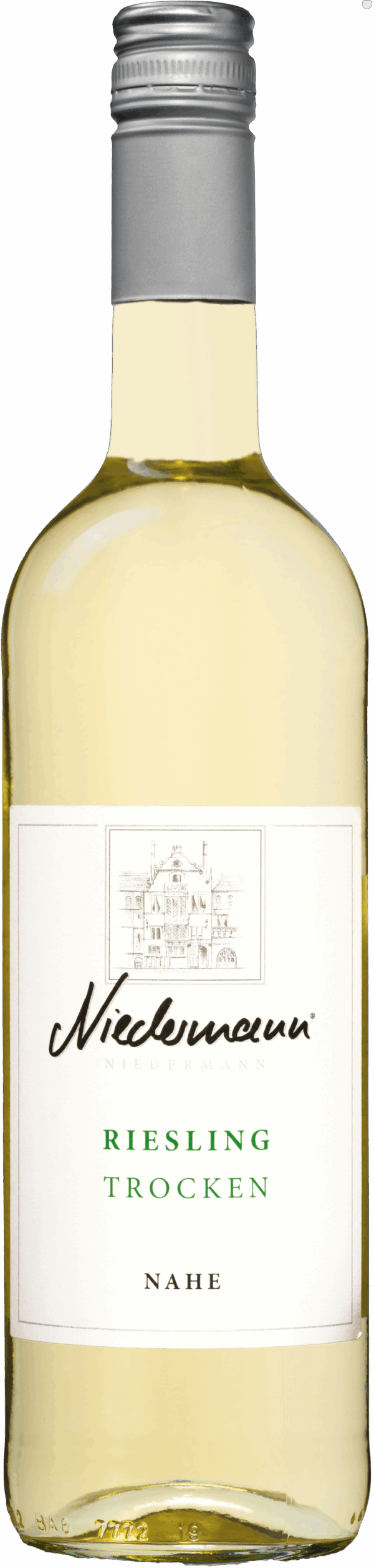 1 fles Niedermann Riesling Trocken QW Nahe