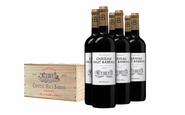 Château Haut Barrail Cru Bourgeois in wijnkist