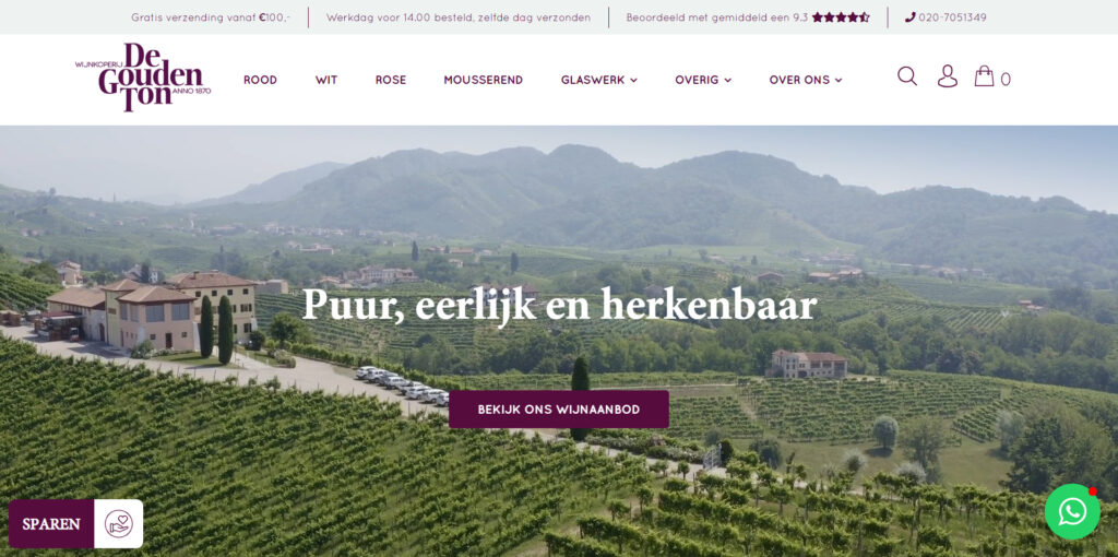 Review: De Gouden Ton wijn kopen (2026)