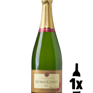 1 fles Georges Clément Champagne Brut