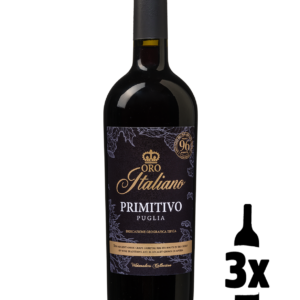 3 flessen Oro Italiano Primitivo Probeerpakket