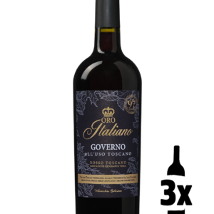 3 flessen Oro Italiano Governo Probeerpakket