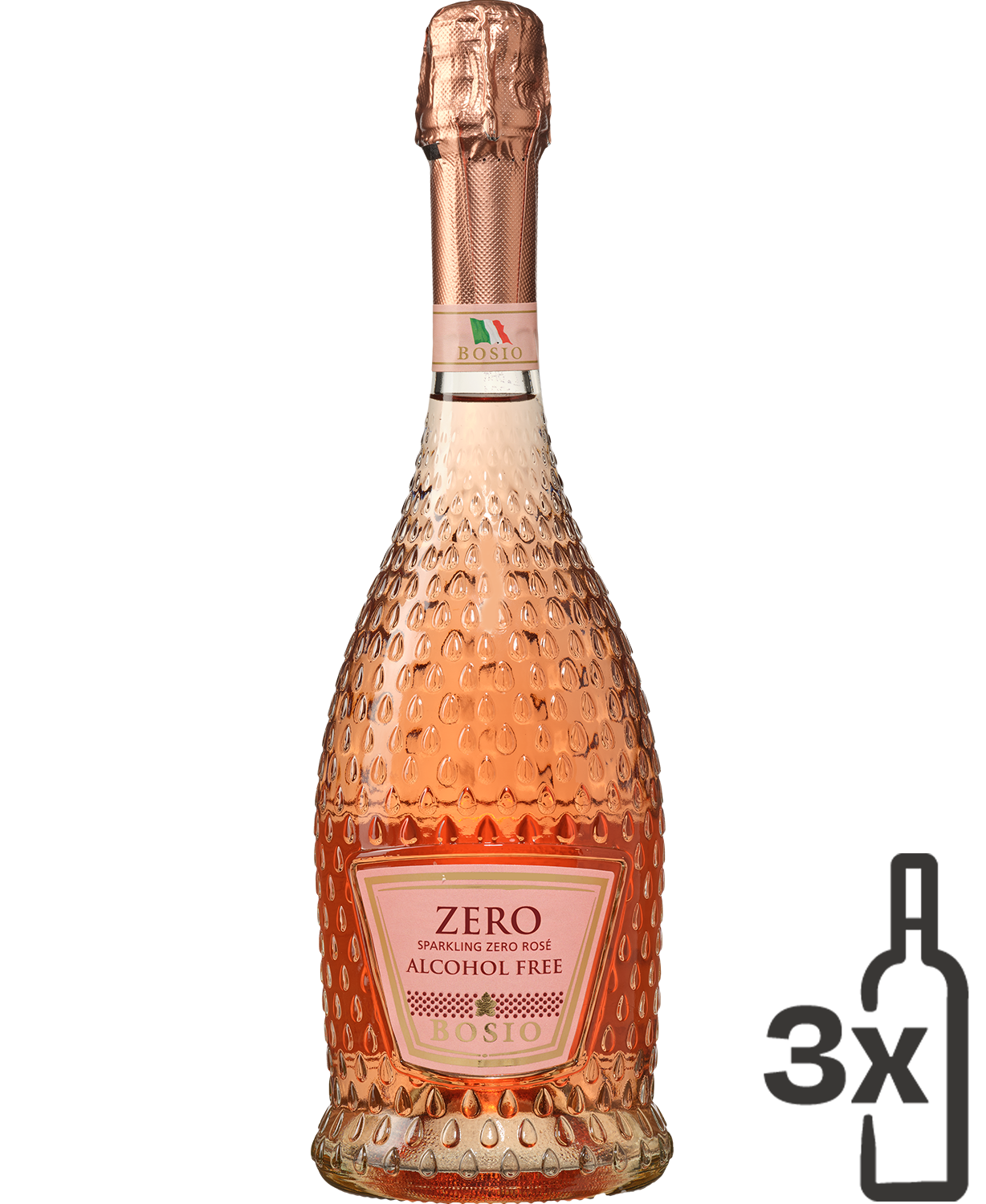 Bosio Demi Sec Sparkling Rosé 0.0% 1 Bosio Demi Sec Sparkling Rosé 0.0%