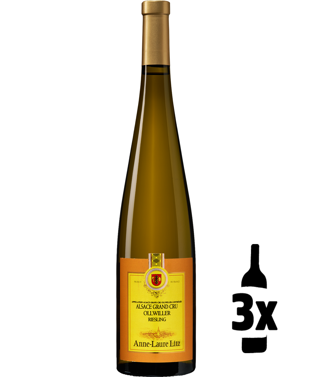 3 flessen Riesling Grand Cru Ollwiller Anne Laure Litz Probeerpakket 1 3 flessen Riesling Grand Cru Ollwiller Anne Laure Litz Probeerpakket