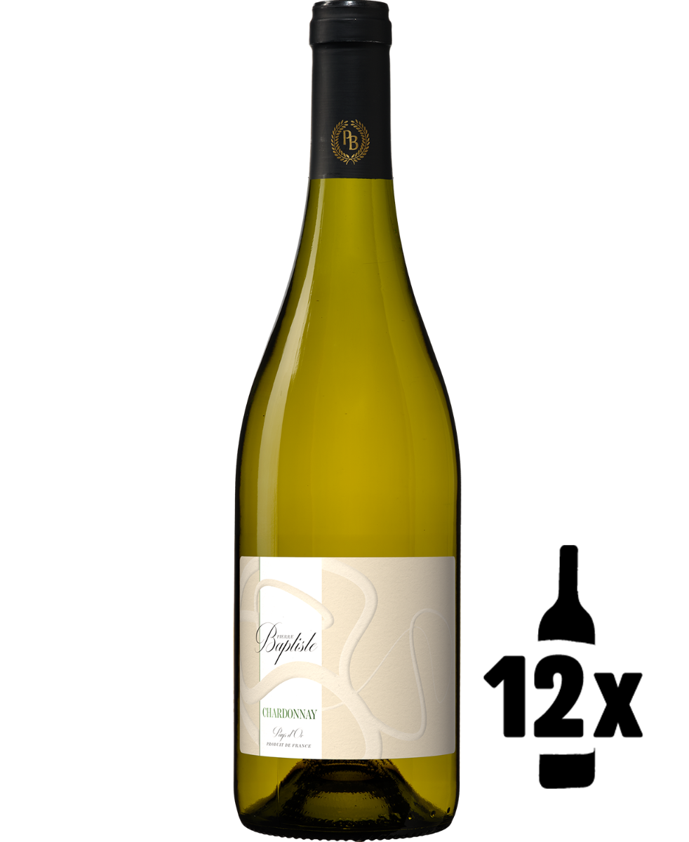 12 flessen Pierre Baptiste Chardonnay Voordeelpakket 1 12 flessen Pierre Baptiste Chardonnay Voordeelpakket