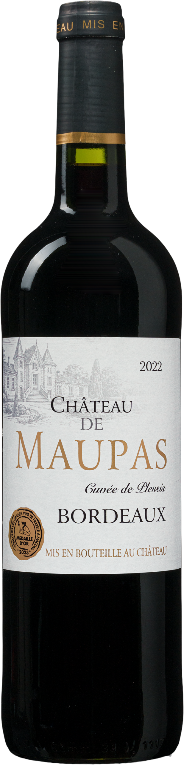 Château de Maupas 'Cuvée du Plessis' Bordeaux 1 Château de Maupas 'Cuvée du Plessis' Bordeaux