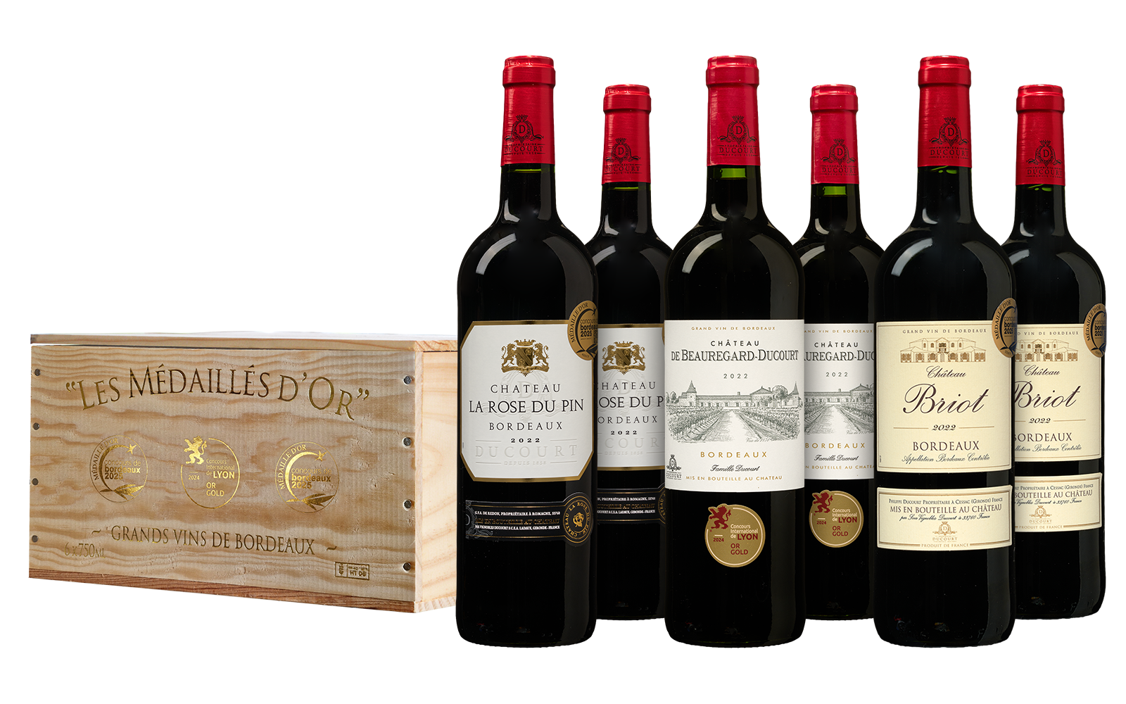 Les Médailles d'Or de Bordeaux op kist 1 Les Médailles d'Or de Bordeaux op kist