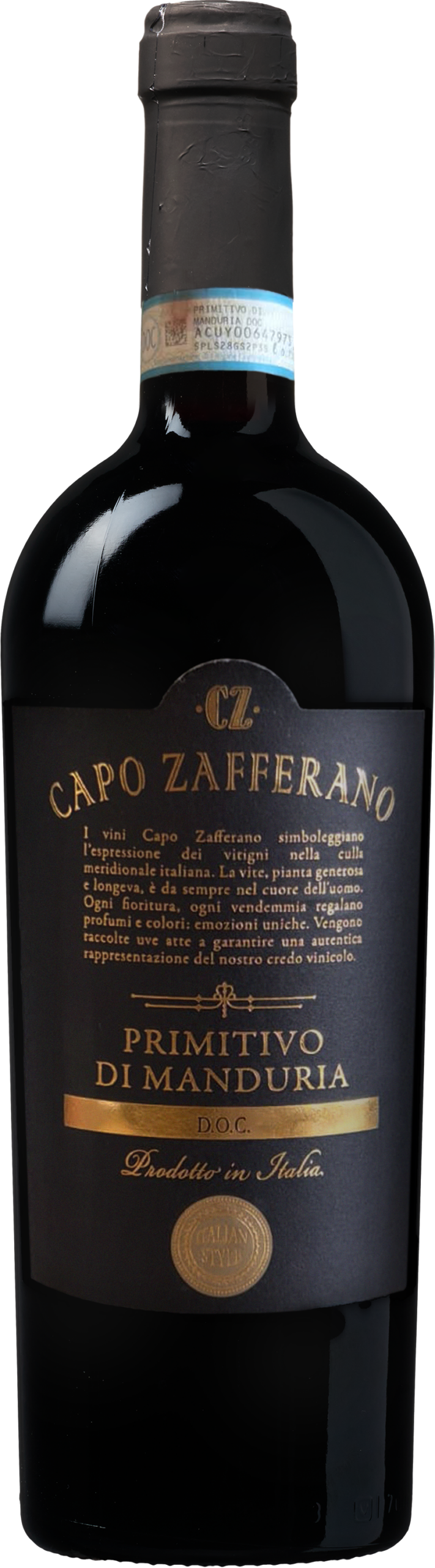 Capo Zafferano Primitivo di Manduria 1 Capo Zafferano Primitivo di Manduria