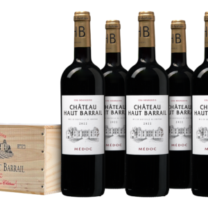 Château Haut Barrail Médoc Cru Bourgeois op kist