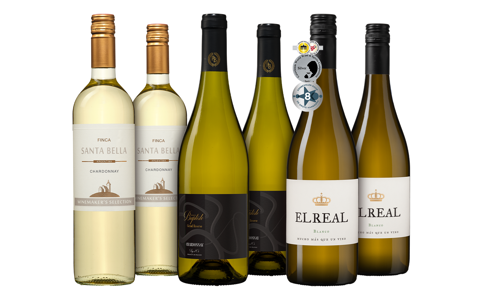 Wijnpakket Chardonnay 1 Wijnpakket Chardonnay